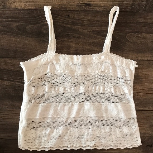 WHITE LACE TANK - Picture 2 of 3